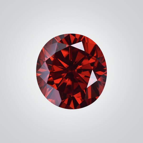 Red Moissanite, Oval