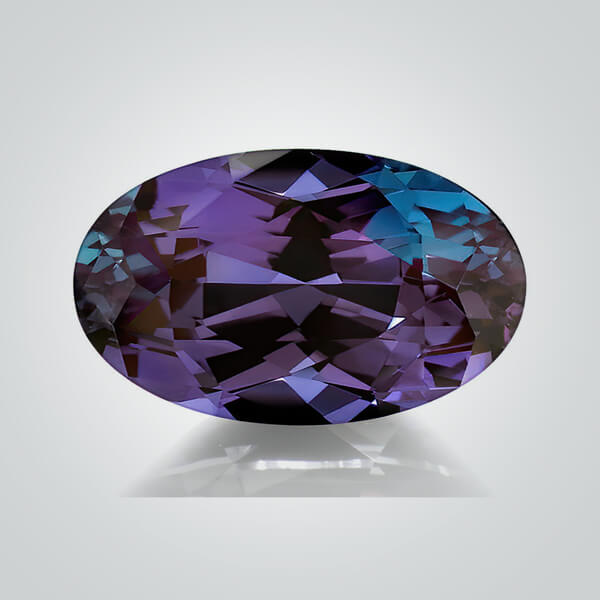 Synthetic Gemstones Alexandrite Moissanite, Oval