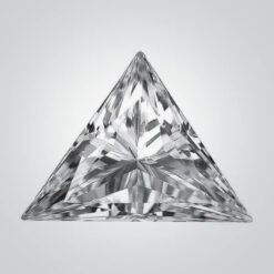 Lab Created Moissanite, Triangle 6A