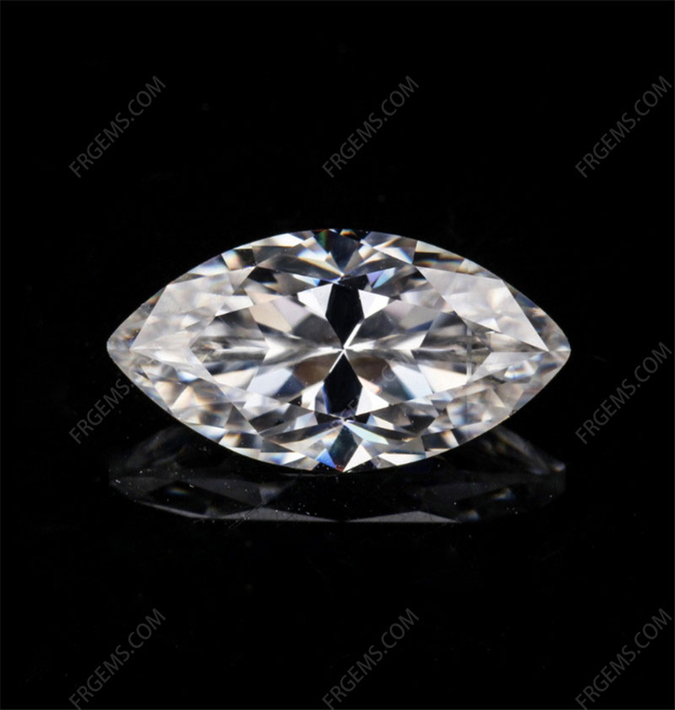 Lab Created Moissanite, Marquise AA