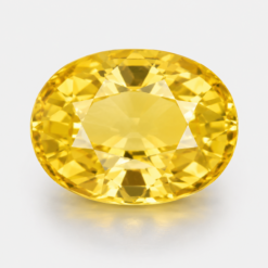 Natural Yellow Sapphire, Oval