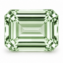 Natural Green Amethyst, Octagon