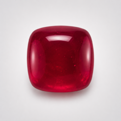 Lab Created Hydrothermal Red Beryl, Cushion Cabochon