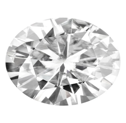 Synthetic Gemstones Moissanite AA, Round DEF Color