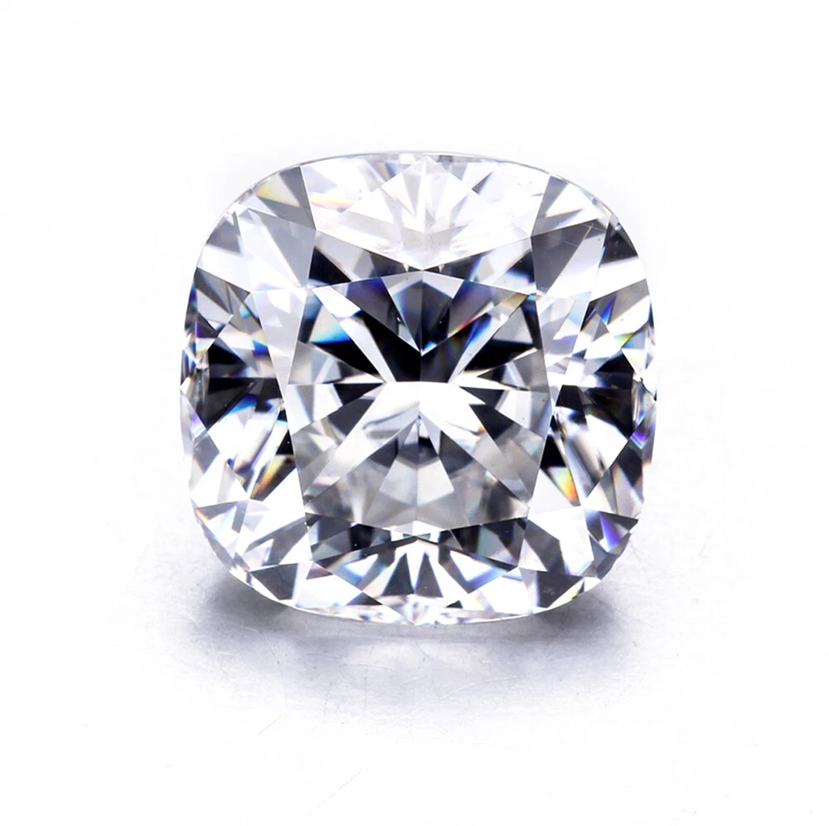 Synthetic Gemstones Moissanite, Cushion AA