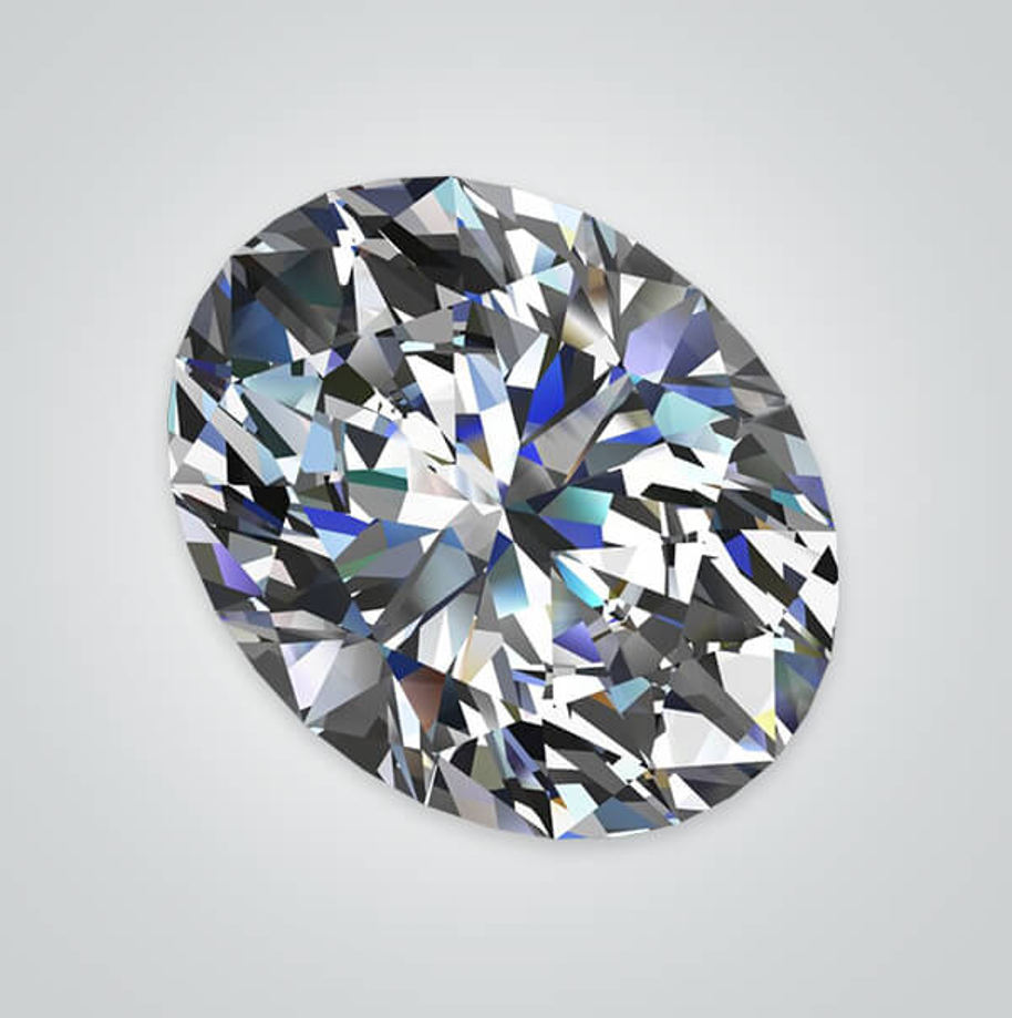 Synthetic Gemstones Moissanite, Oval 6A