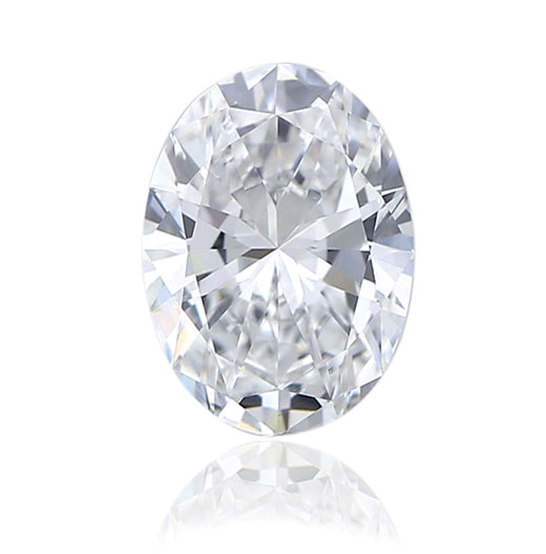 Synthetic Gemstones Moissanite, Oval AA
