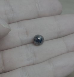 Cubic Zirconia Black, Faceted Beads