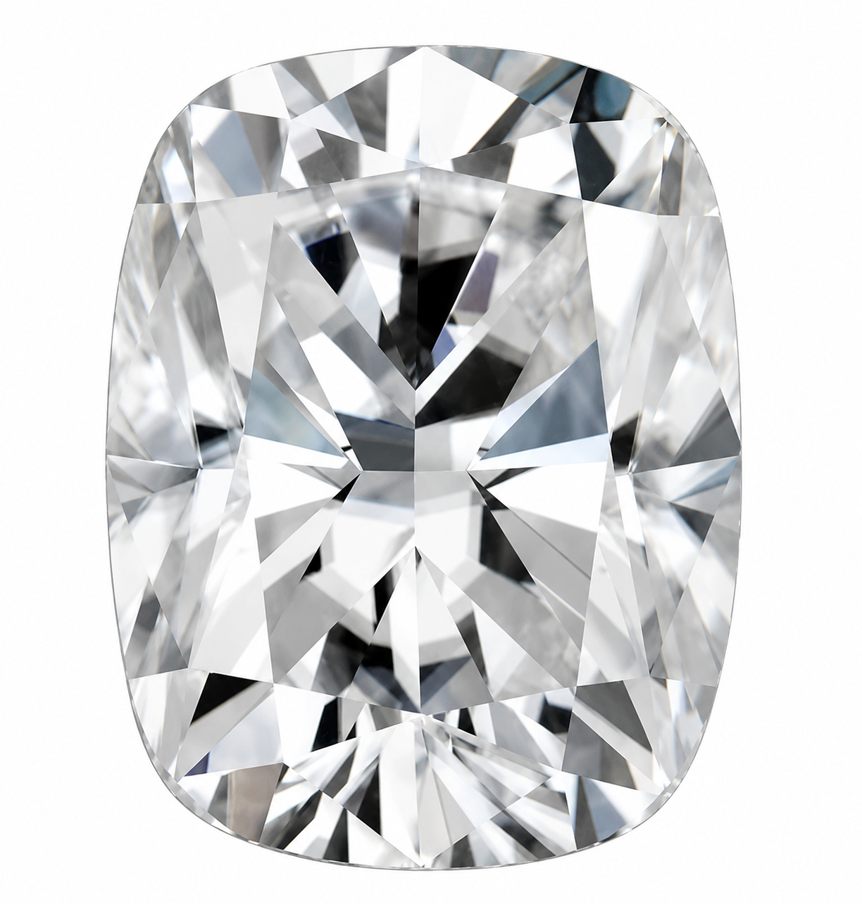Synthetic Gemstones Moissanite, Elongated Cushion AA