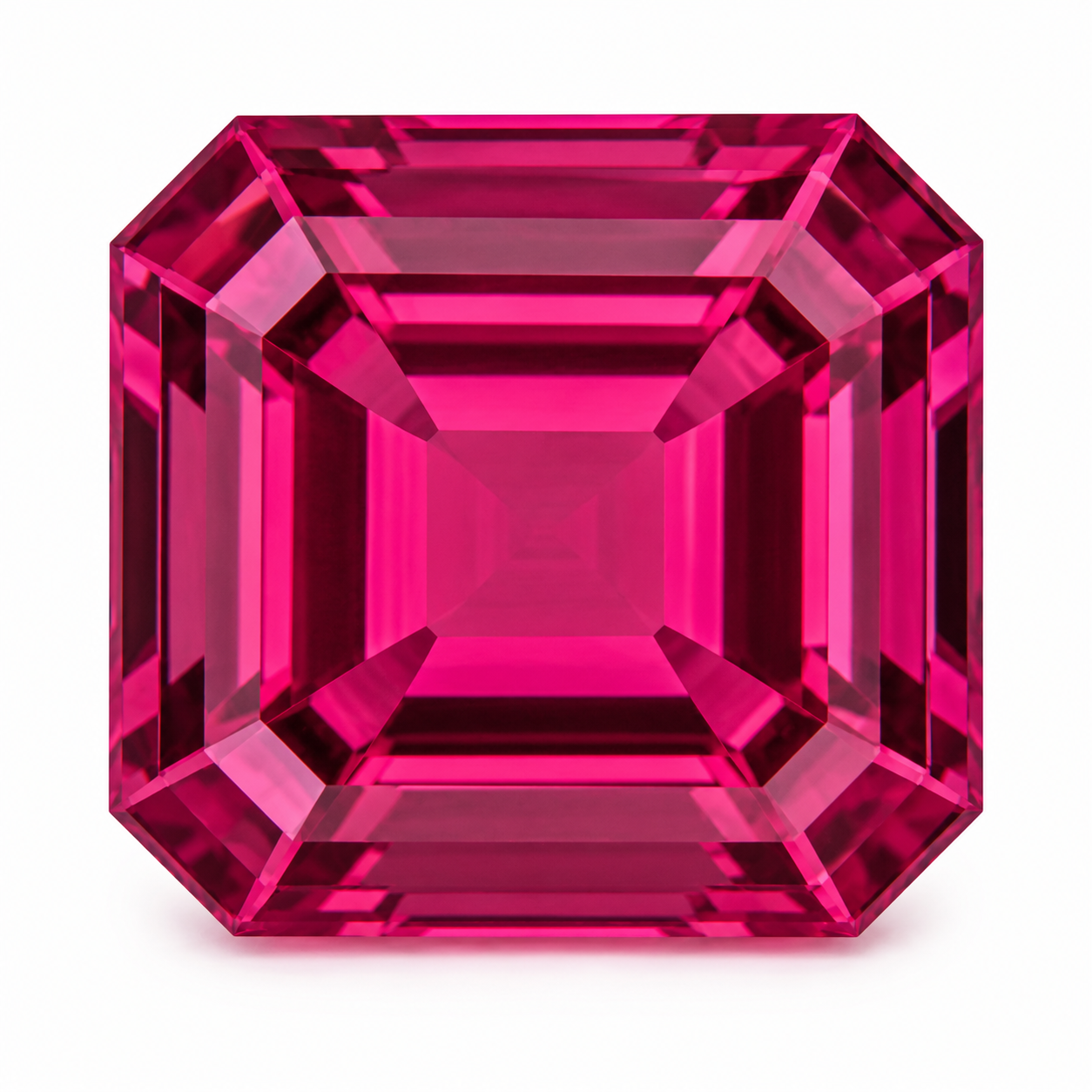 Hydrothermal Rubellite , Octagon