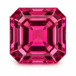 Hydrothermal Rubellite , Asscher