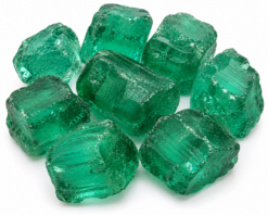 Cubic Hydrothermal Medium Biron Emerald, Rough