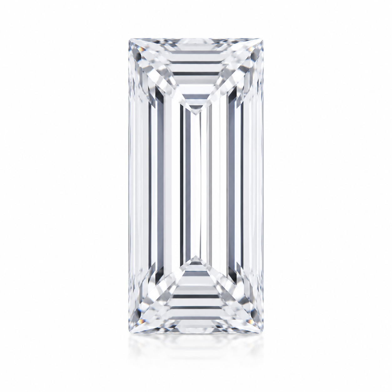 Cubic Zirconia White 6A, Baguette