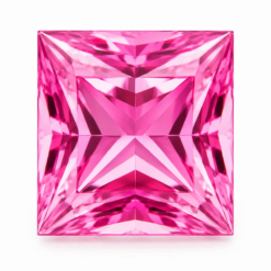 Pulled Pink Spinel , Square Princess