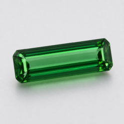 Lab Created Green Tourmaline, Baguette