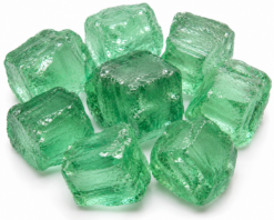 Cubic Hydrothermal Light Biron Emerald, Rough