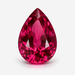 Hydrothermal/Pulled Czochralski Rubellite, Pear