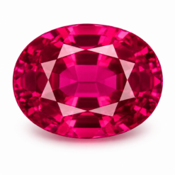 Hydrothermal Rubellite , Oval
