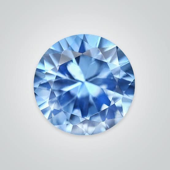 Lab Created Aquamarine# 106, Round
