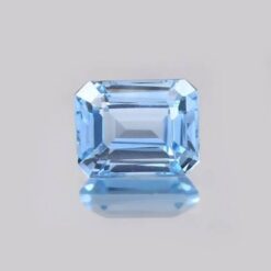 Lab Created Aquamarine, Octagon