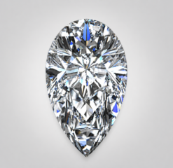 Synthetic Gemstones Moissanite, Pear 6A