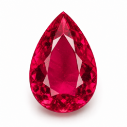 Lab Created Hydrothermal Red Beryl, Pear