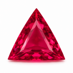 Lab Created Hydrothermal Red Beryl, Triangle