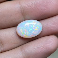 Other Lab White Opal, Oval Cabochon